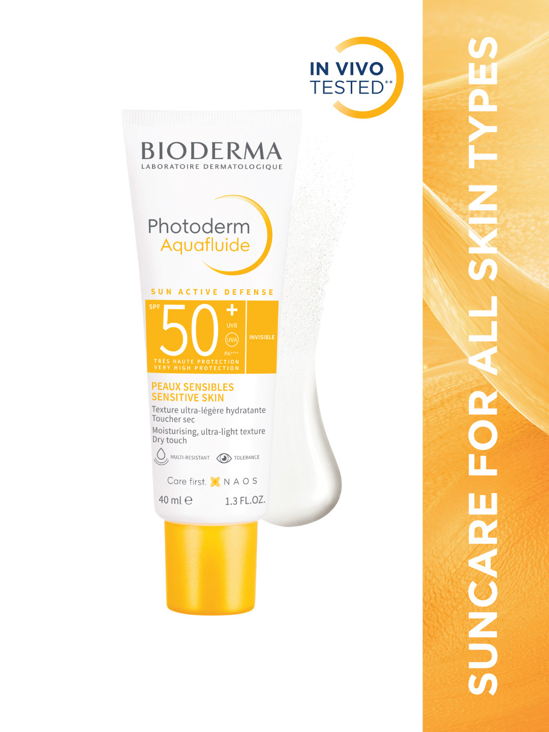 BIODERMA Photoderm Aquafluide Neutre SPF 50+ Sunscreen 40 ml