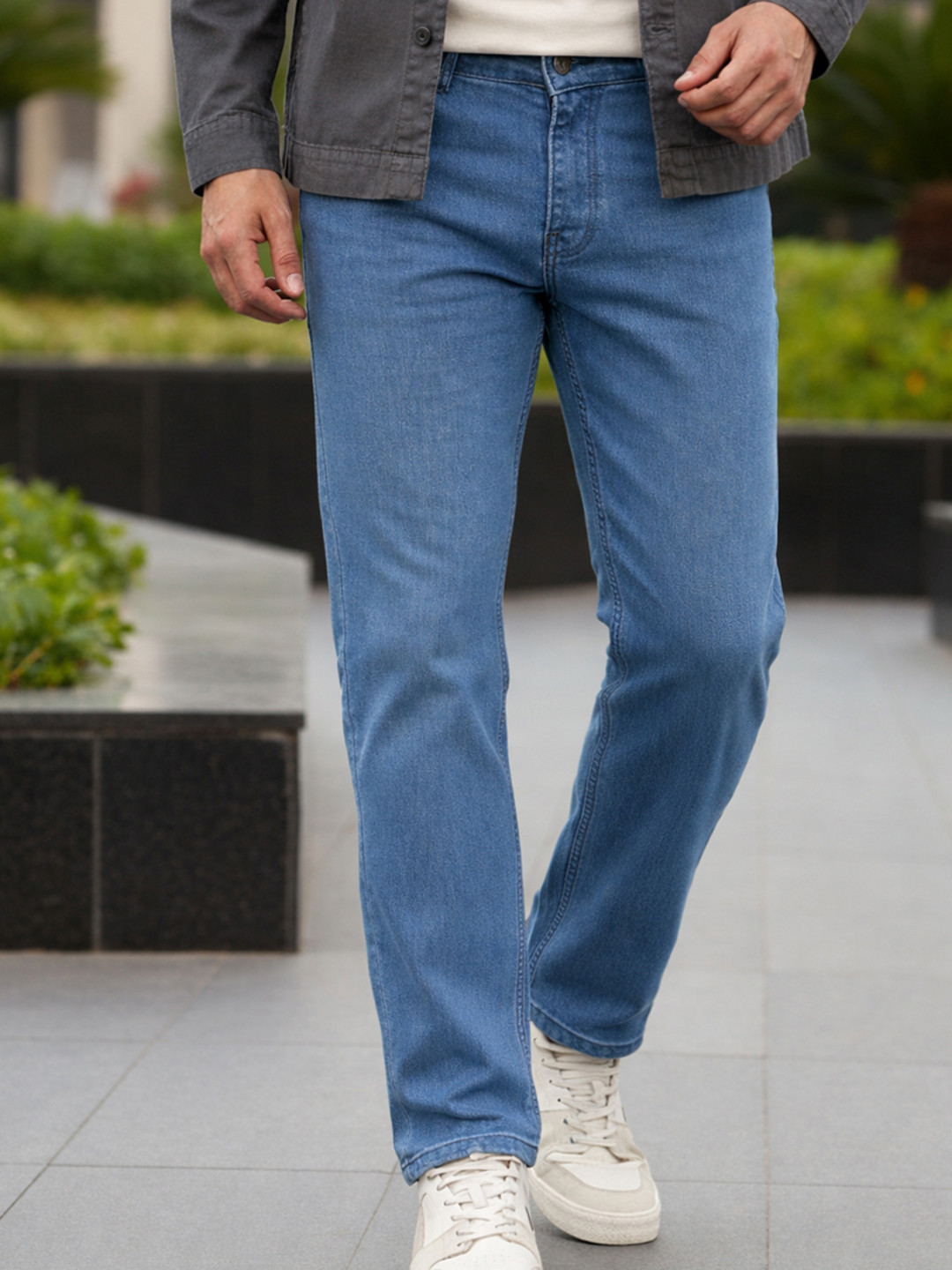 Urbano Fashion Men Mid-Rise Dark Shade Stretchable Jeans
