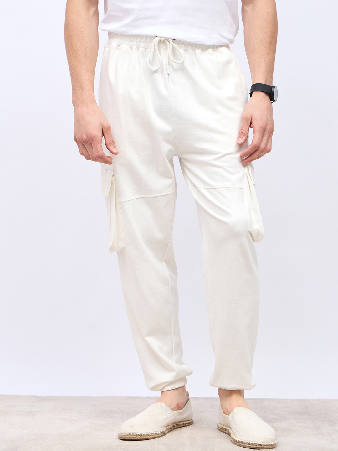 Styli Men Oversized Soft Functional Cargo Jogger
