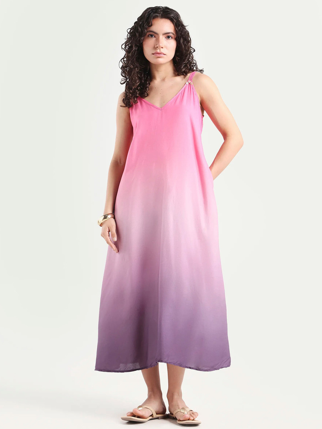 RAREISM Women Multi Regular Fit Shoulder Strap Dress