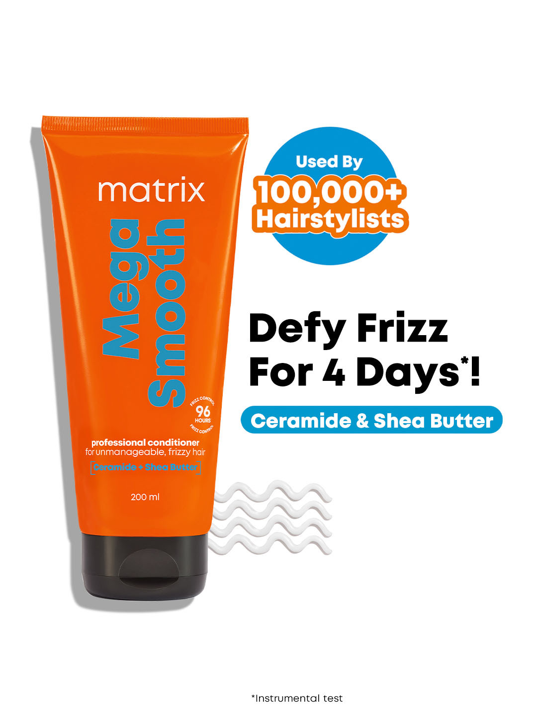 MATRIX Mega Smooth Professional Conditioner for Frizzy Hair with Shea Butter - 200ml