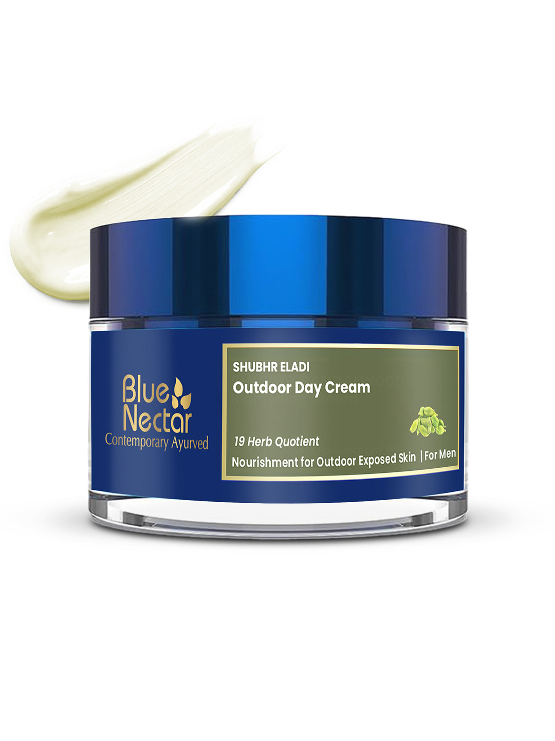 Blue Nectar Men Skin Brightening SPF30 Day Cream Sunscreen For Oily & Dry Skin - 50g
