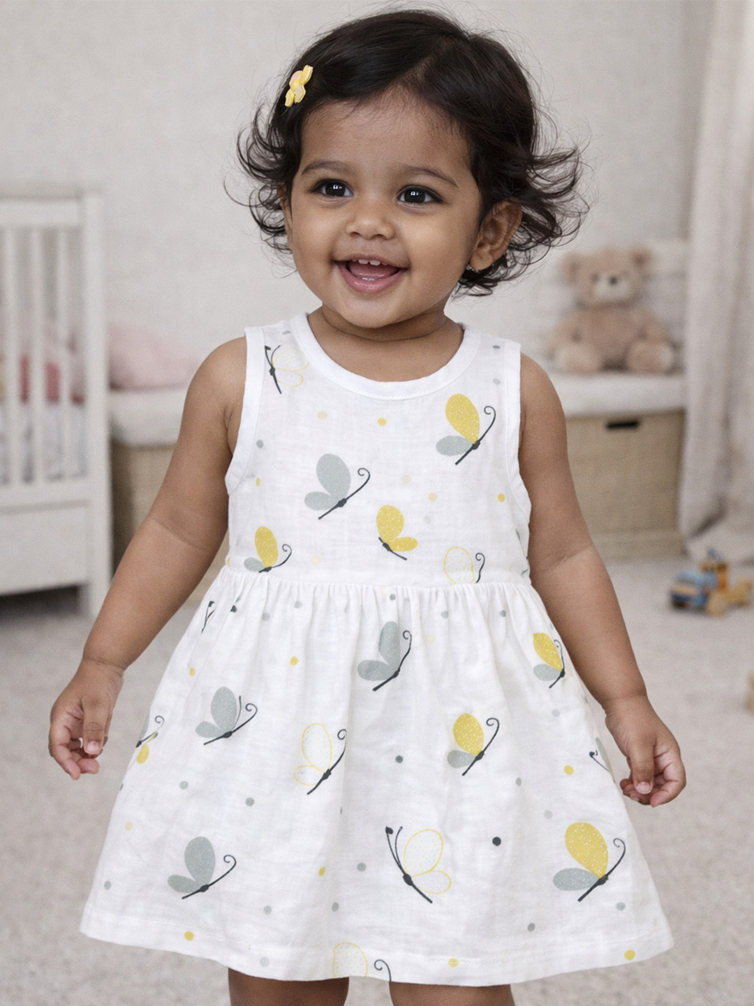The Boo Boo Club White Sustainable Organic Cotton Dress