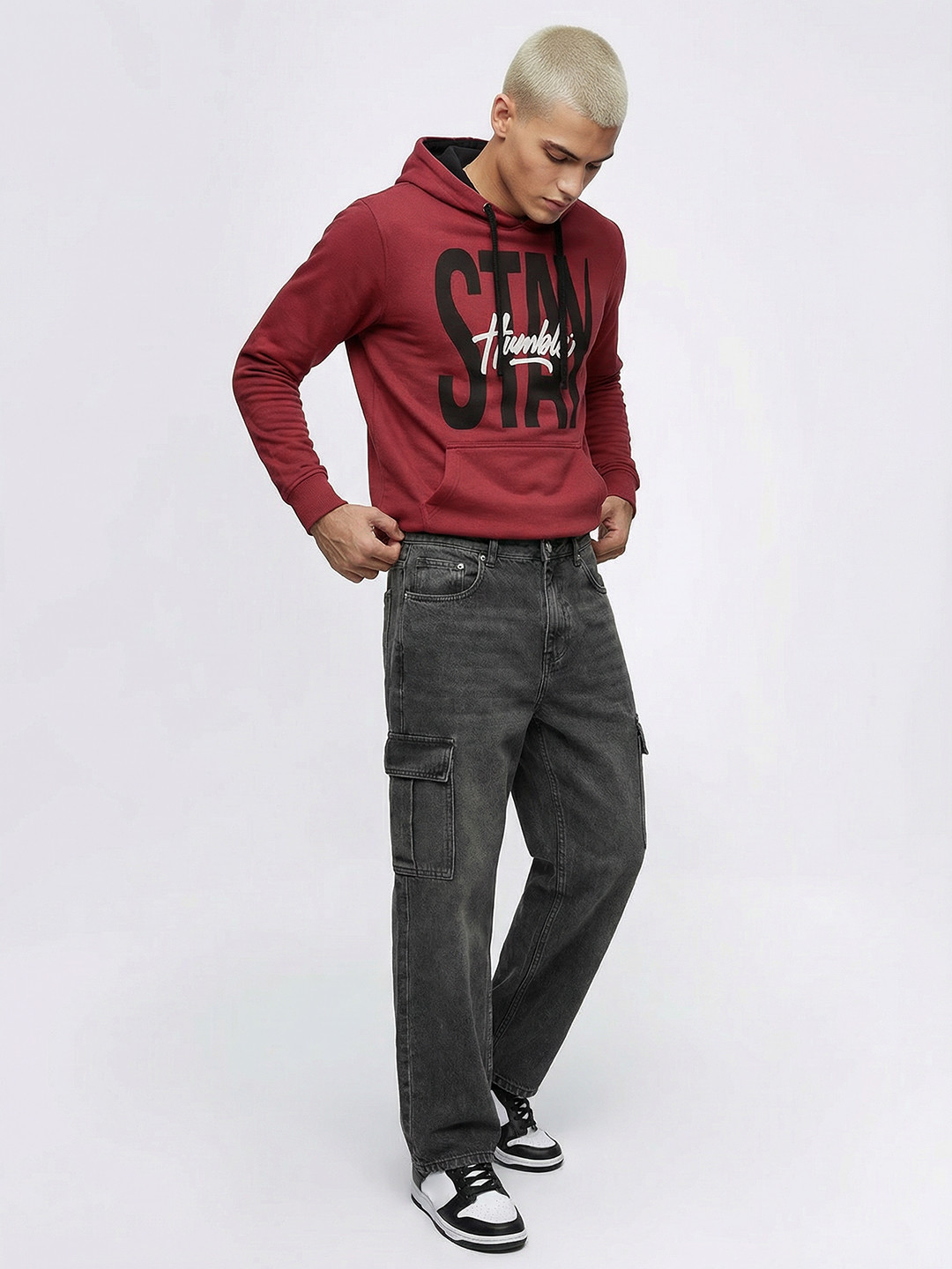 Kook N Keech Printed Hooded Sweatshirt