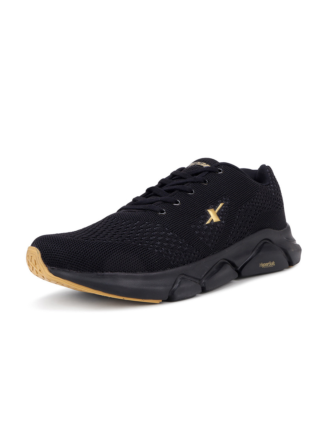 Sparx Men Black Mesh Running Non-Marking Shoes