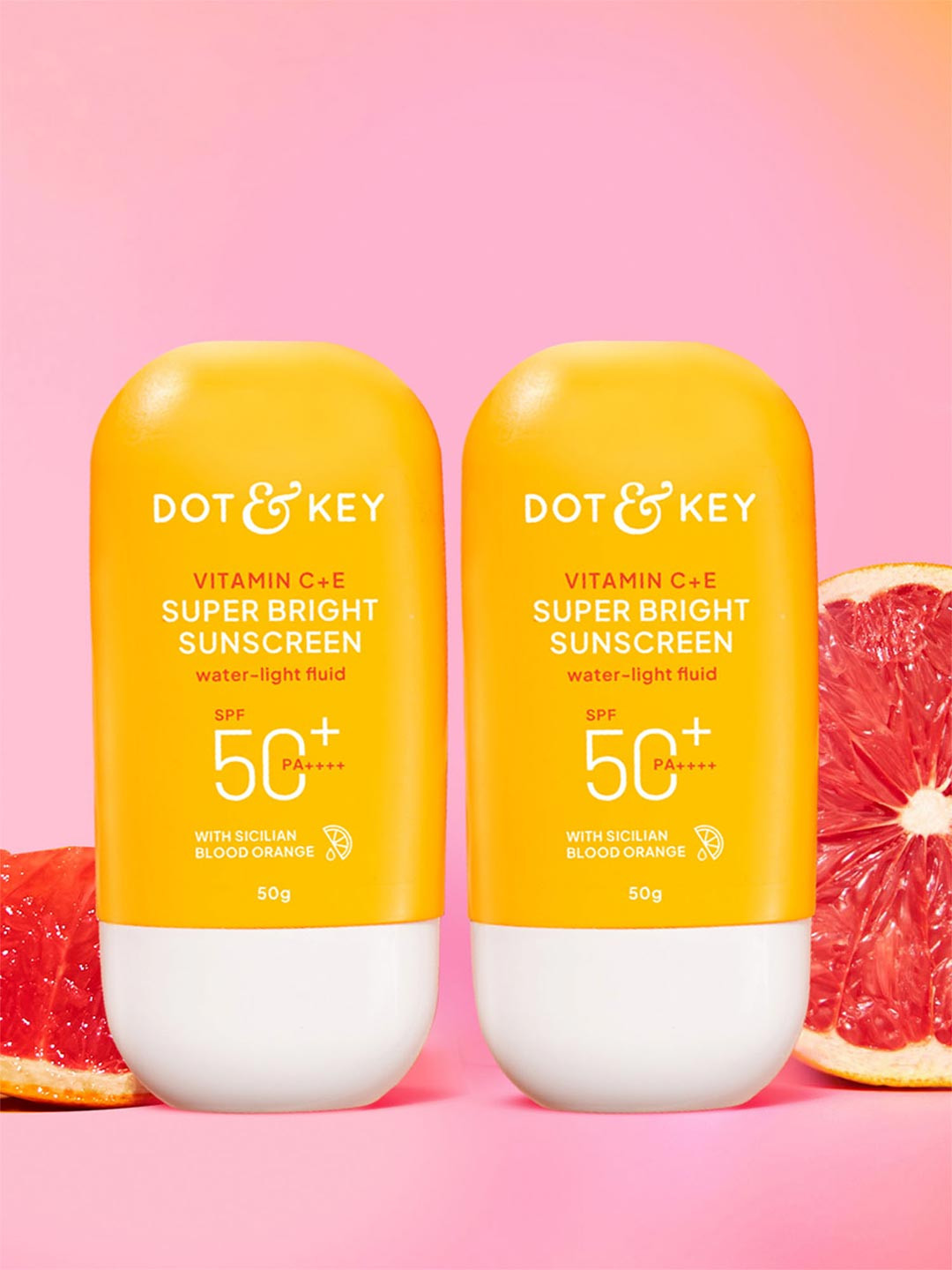 DOT & KEY Set of 2 Vitamin C + E Super Bright SPF 50 PA+++ Sunscreen - 50g Each