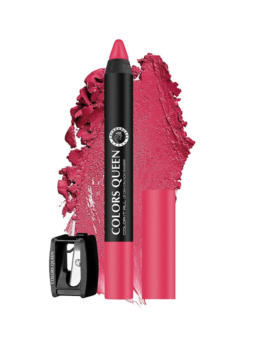 Colors Queen Color It All Non Tranfer Waterproof & Smude Proof Lip Crayon 3.5g - Pink Rose 04