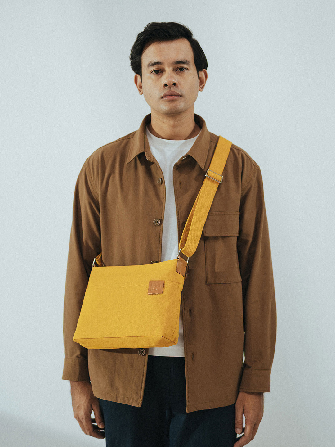 DailyObjects All Mustard Sunday Sling Crossbody Bag