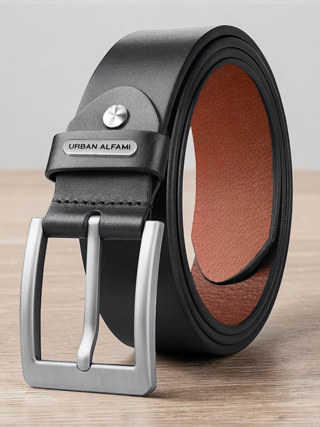 URBAN ALFAMI Men Leather Formal Belt