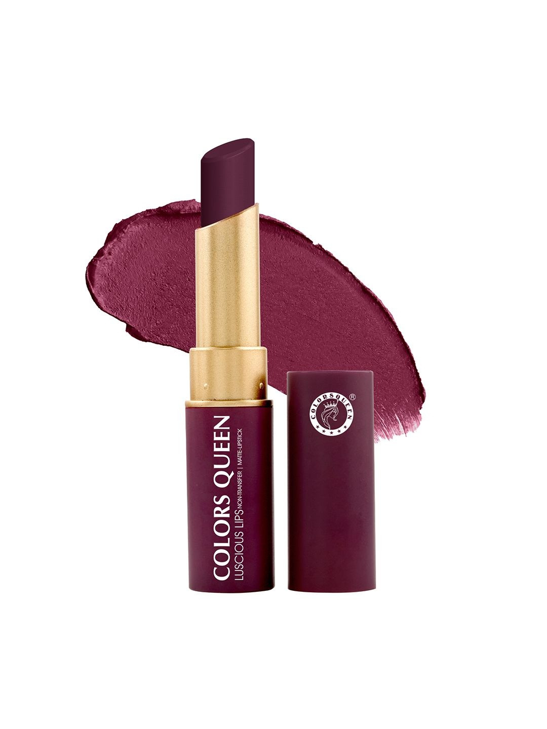 Colors Queen Luscious Lips Non Transfer Matte Lipstick 3.5g - Mild Wine 14