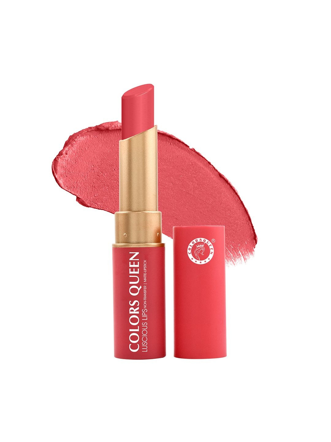Colors Queen Luscious Lips Non Transfer Matte Lipstick 3.5g - Rosy Sunday 03