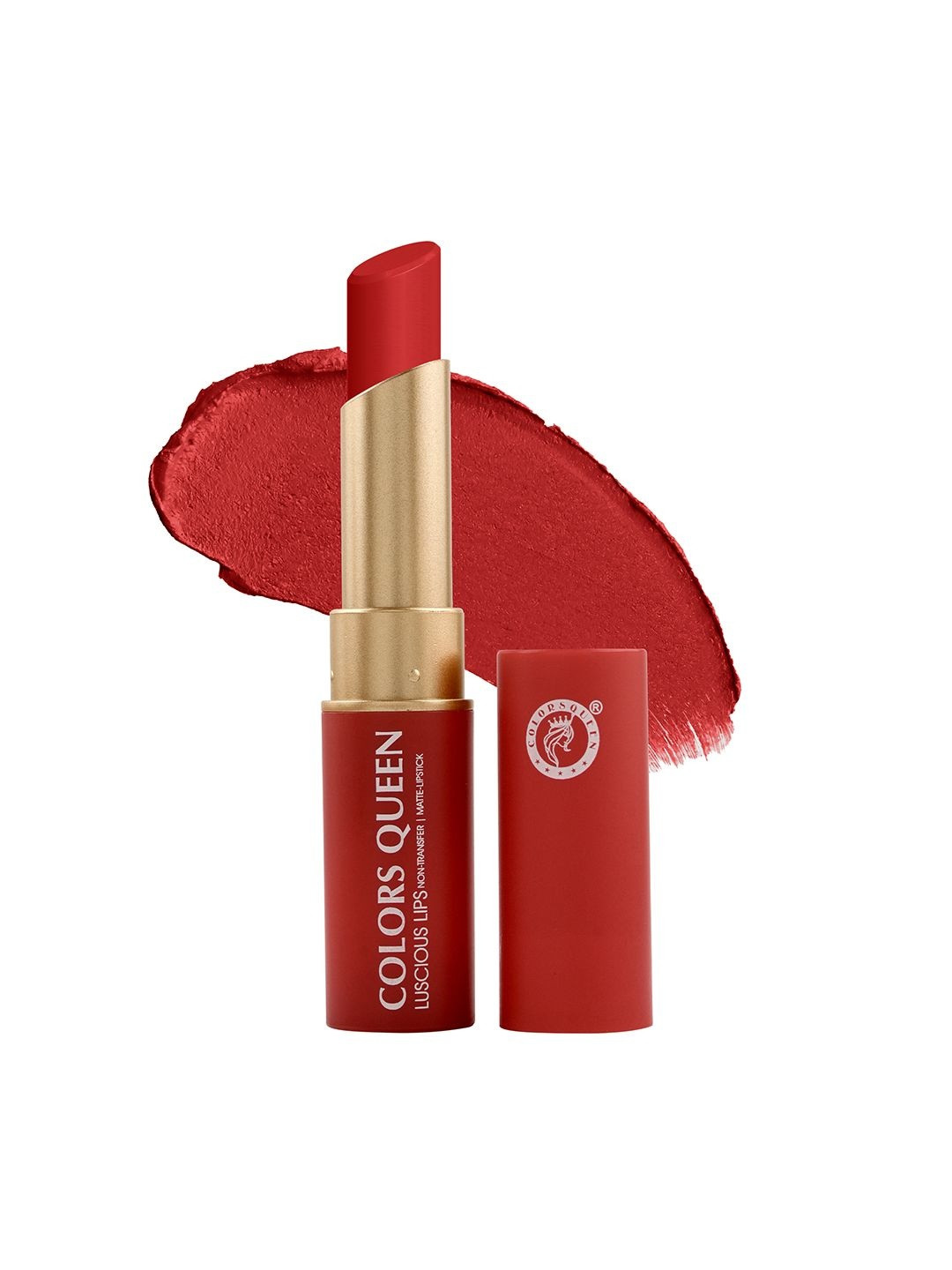 Colors Queen Luscious Lips Non Transfer Matte Lipstick 3.5g - Chilly Red 11