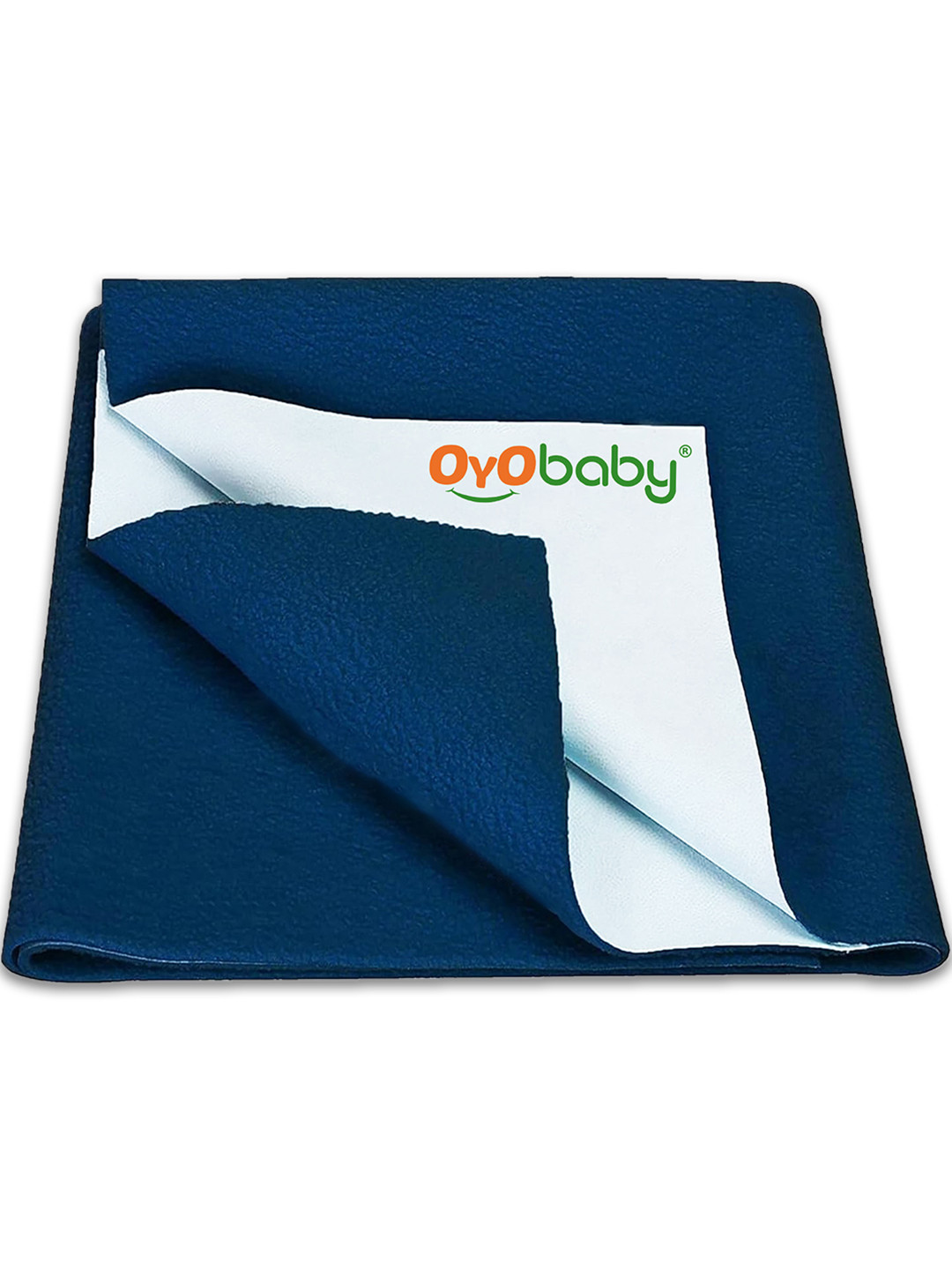 OyO Baby Dark Sea Blue Waterproof & Baby Dry Sheet Polycotton Mattress Protector