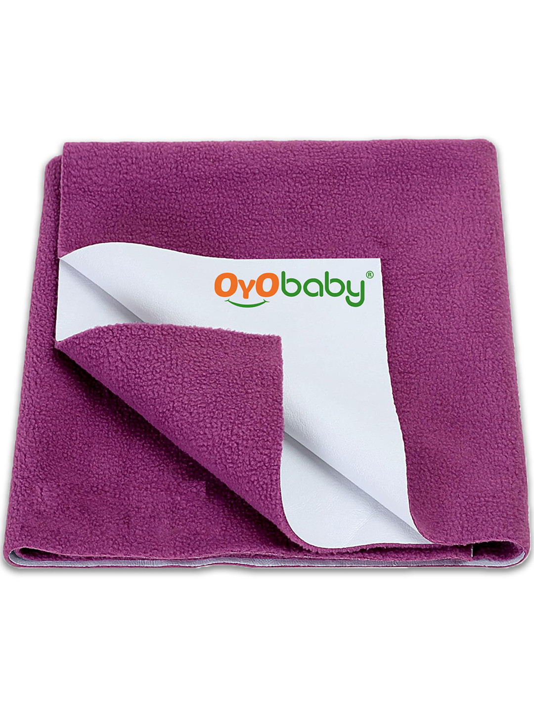 OyO Baby Rani Pink Waterproof & Baby Dry Sheet Polycotton Mattress Protector
