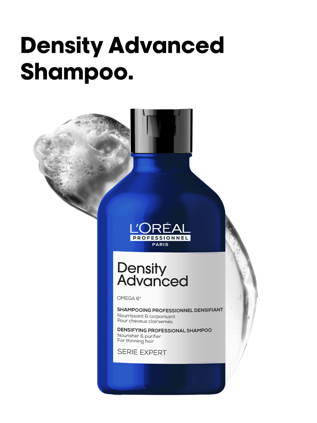 LOreal Professionnel Density Advanced Shampoo for Thinning Hair - Visibly Increases Volume