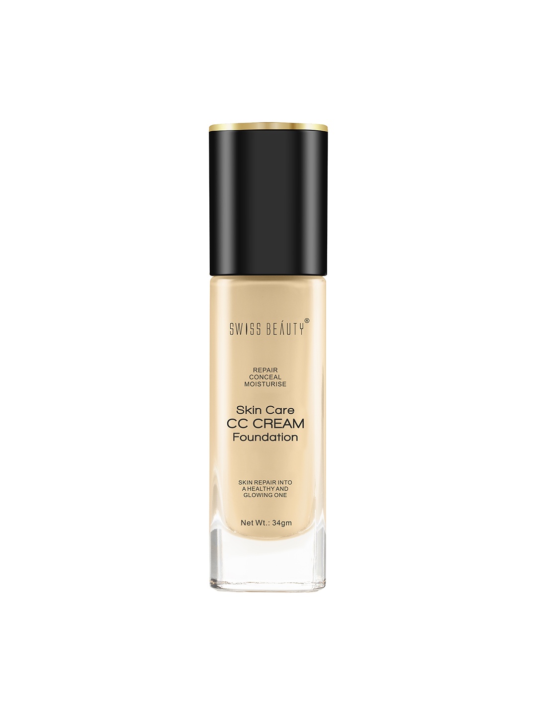 

SWISS BEAUTY Skin Care CC Cream Matte Waterproof Foundation 34g - Pale Medium, Beige