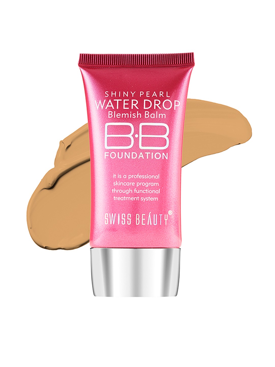 

SWISS BEAUTY Shiny Pearl Water Drop SPF15 BB Foundation 40ml - Shade 05, Beige