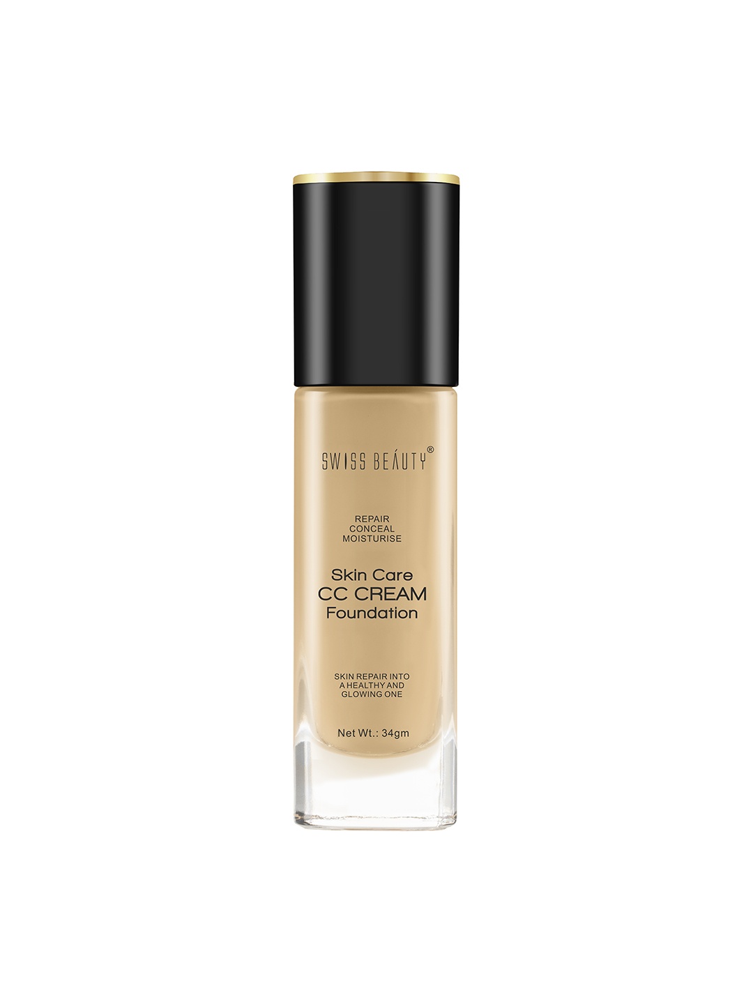 

SWISS BEAUTY Skin Care CC Cream Matte Waterproof Foundation 34g - Beige Sand