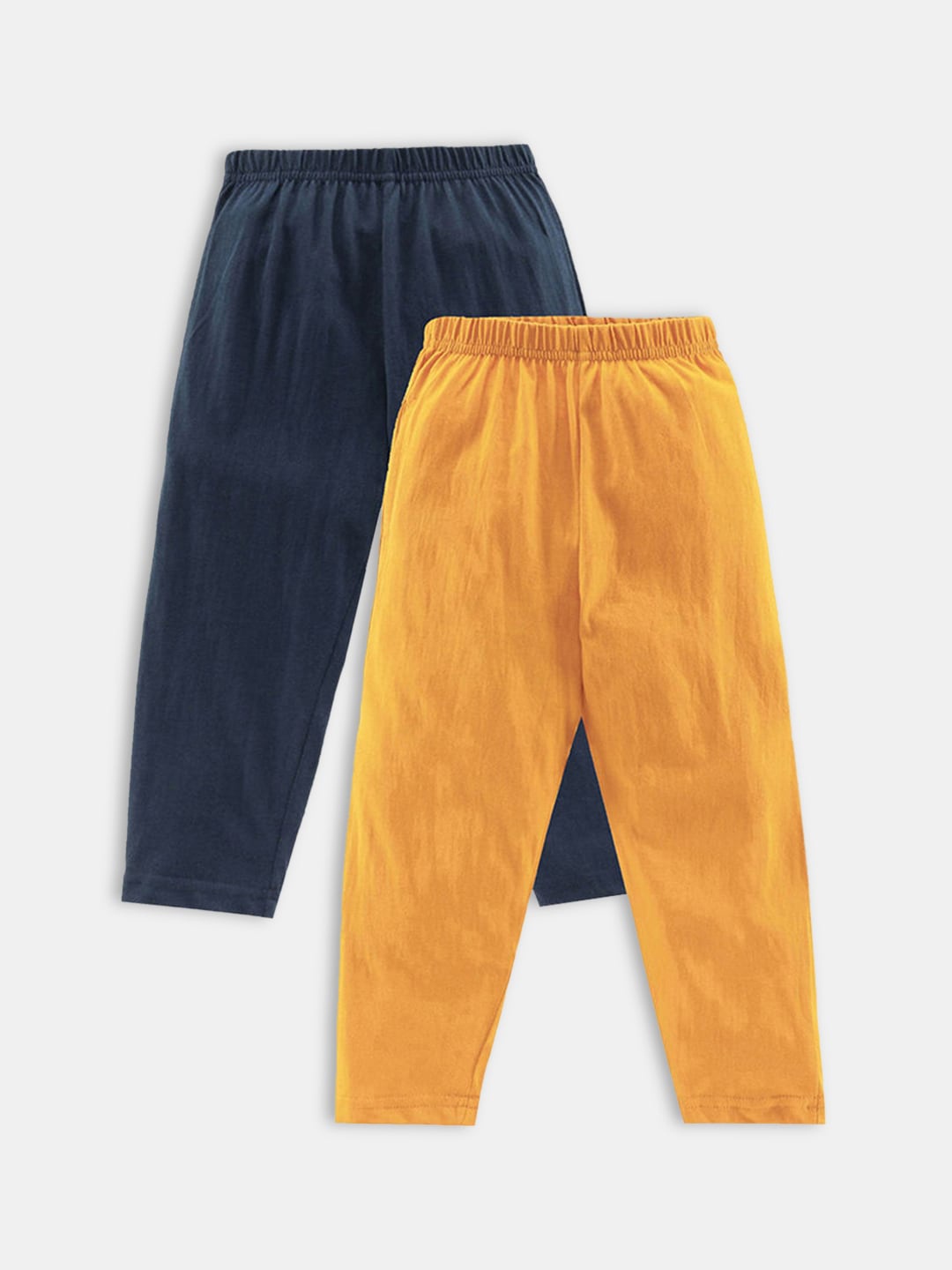 

Hopscotch Boys Yellow & Blue Pack Of 2 Solid Track Pants