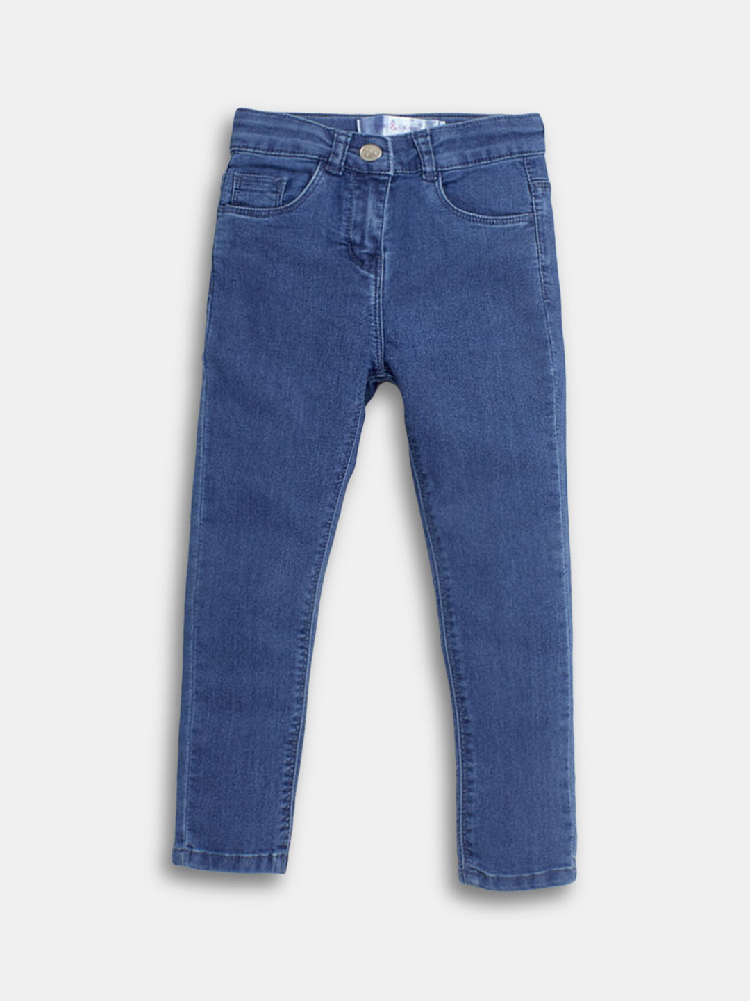 

Hopscotch Boys Blue Slim Fit High-Rise Stretchable Jeans