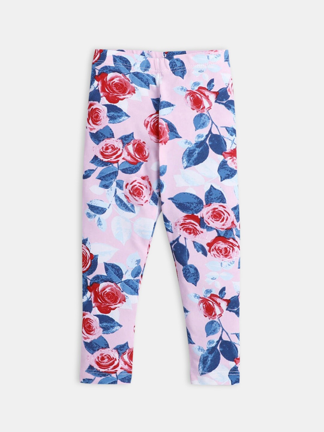 

Hopscotch Girls Pink Printed Leggings
