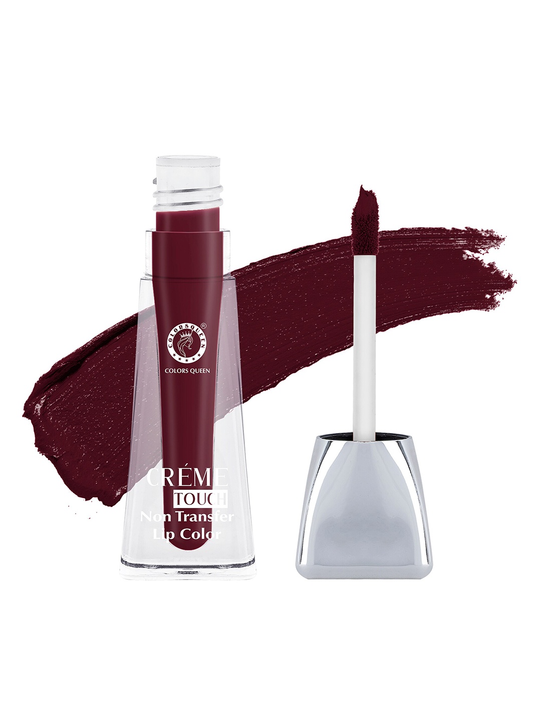

Colors Queen Creme Touch Non-Transfer Matte Lip Color 4 ml - Deep Maroon, Burgundy