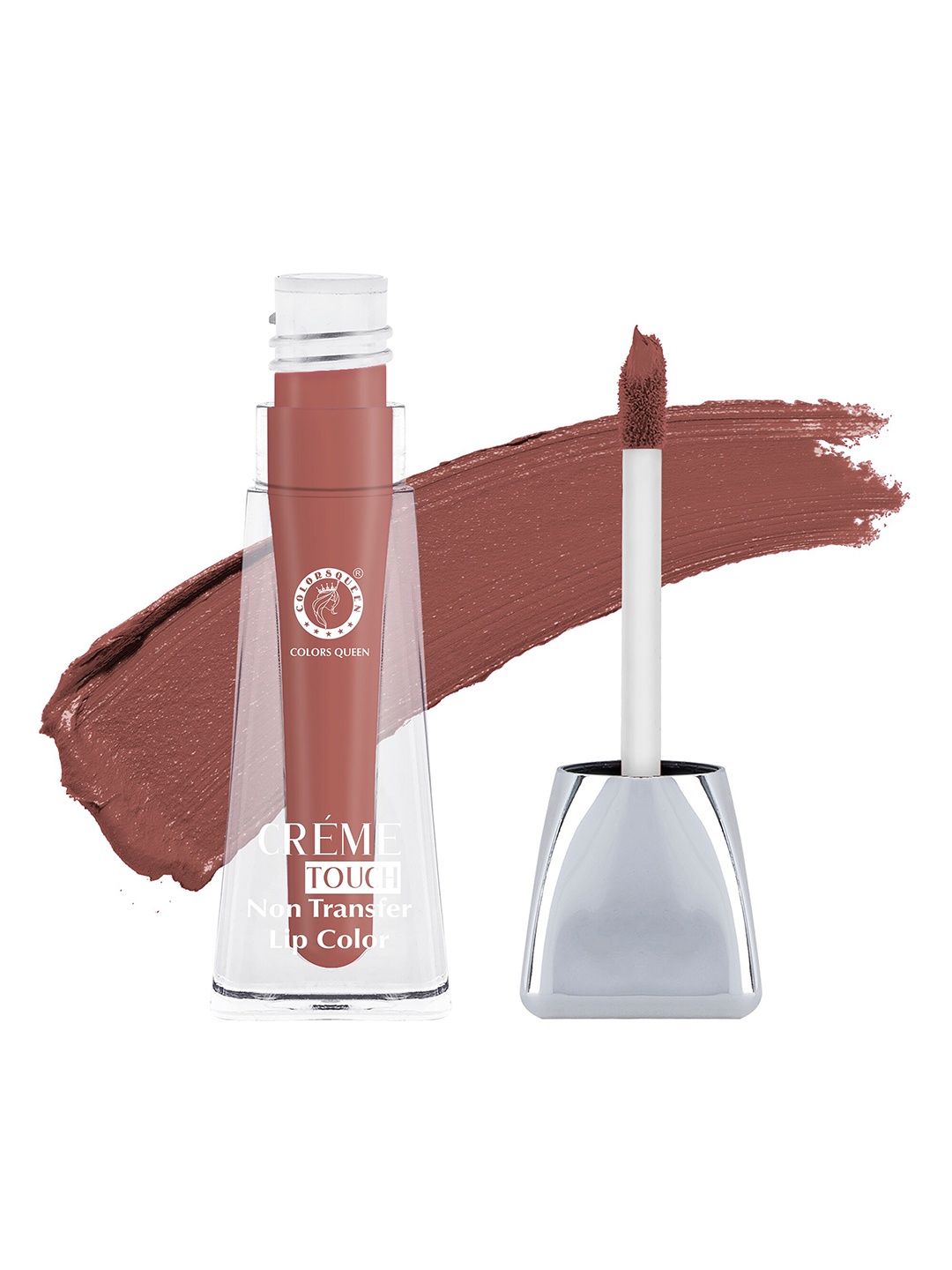 

Colors Queen Creme Touch Non-Transfer Matte Lip Color 4 ml - Nude Sensation, Brown