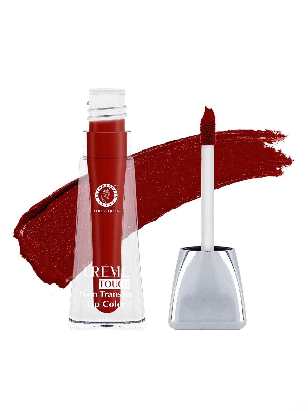 

Colors Queen Creme Touch Non-Transfer Matte Lip Color 4 ml - Barn Red, Maroon
