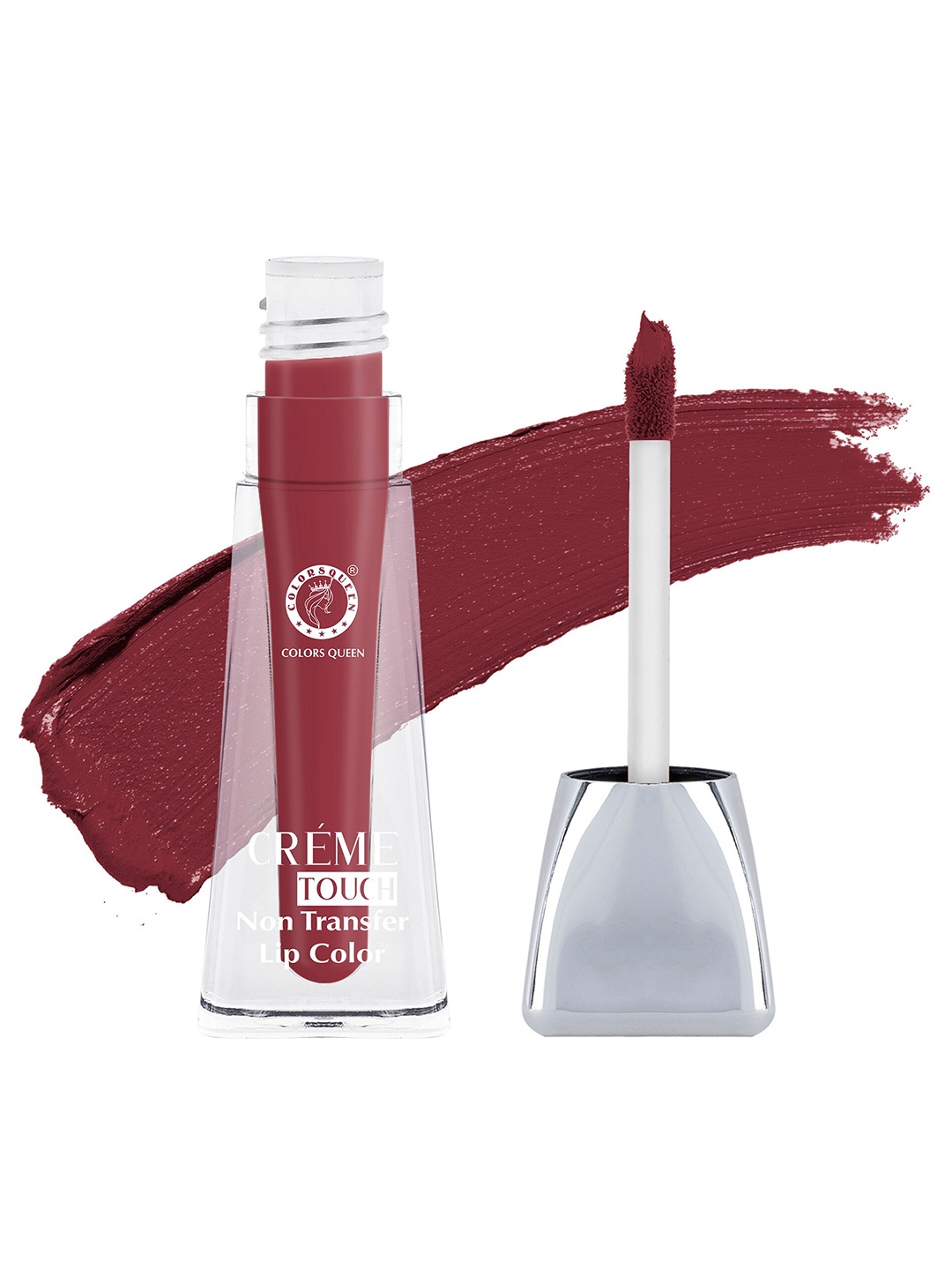 

Colors Queen Creme Touch Non-Transfer Matte Lip Color 4 ml - Cranberry, Maroon