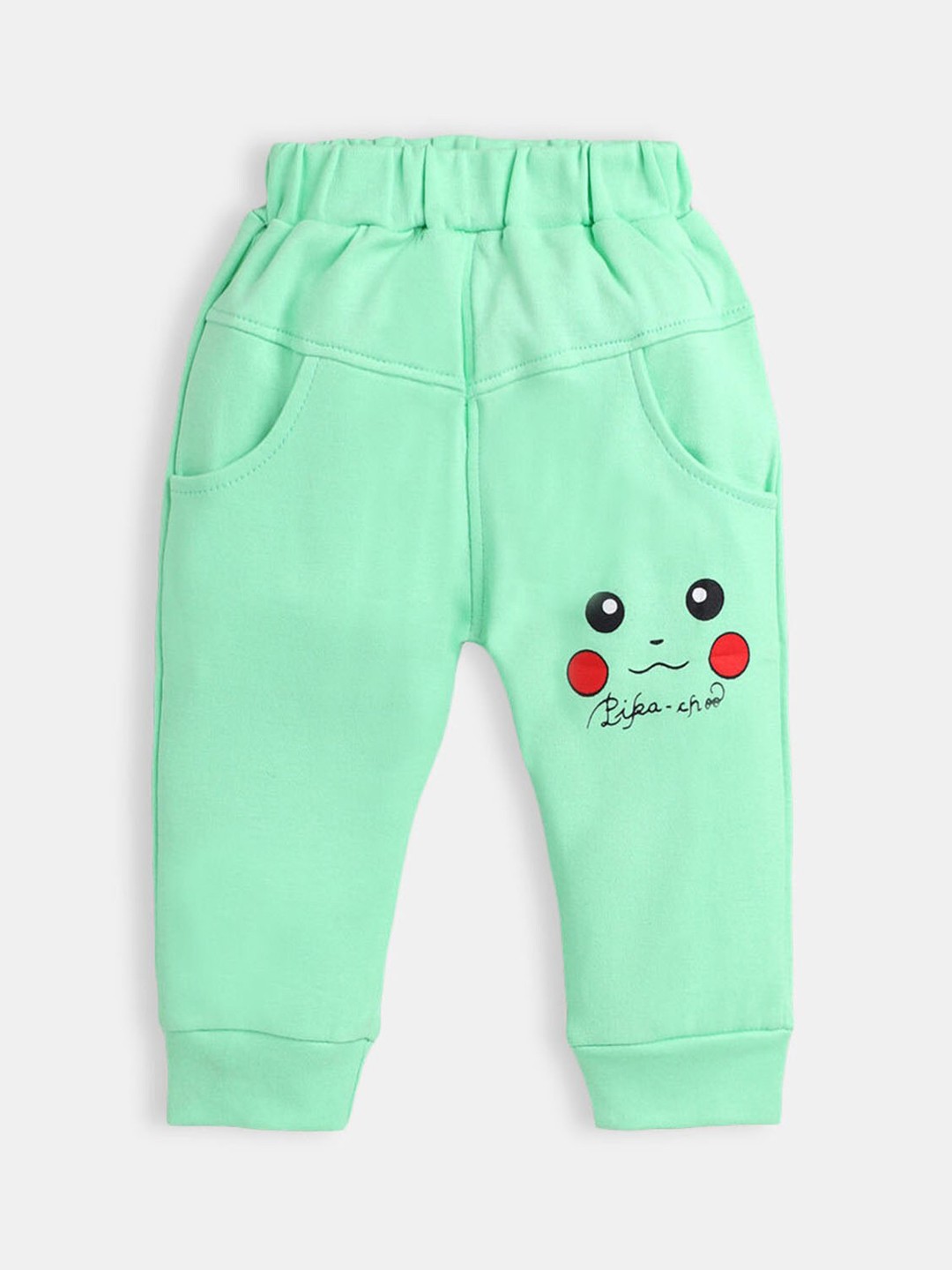 

Hopscotch Girls Green Printed Relaxed Jogger Trouser