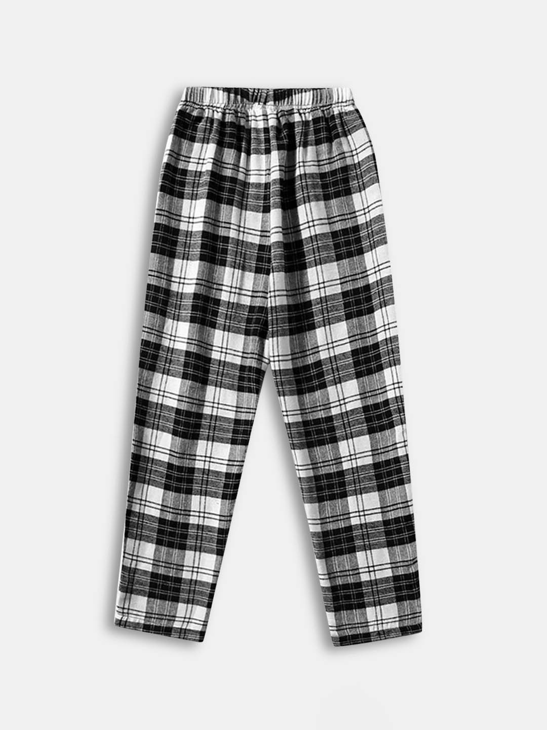 

Hopscotch Girls Black Checked Relaxed Trousers