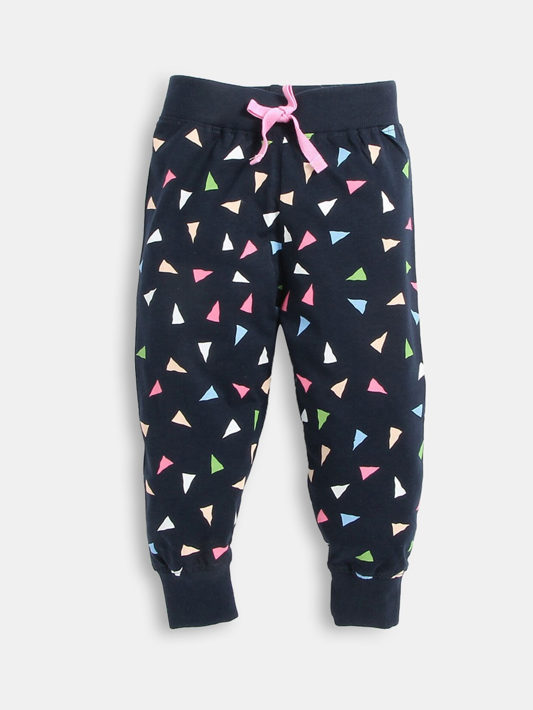 

Hopscotch Girls Navy Blue Relaxed Joggers Trousers