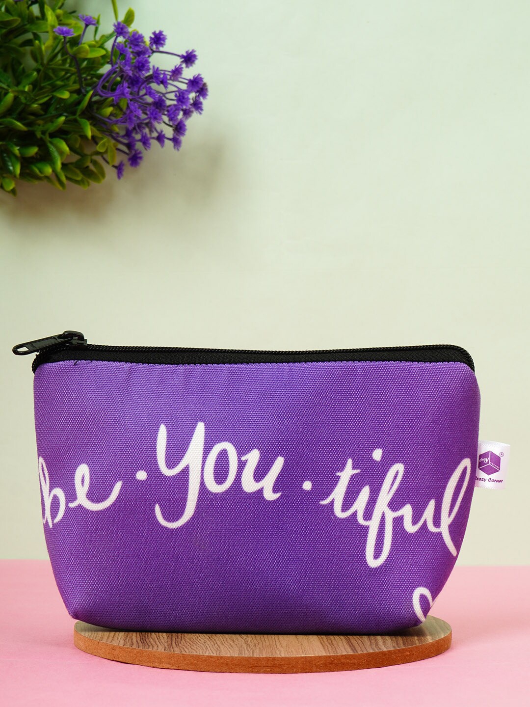 

Crazy Corner Purple Printed Travel Accessory