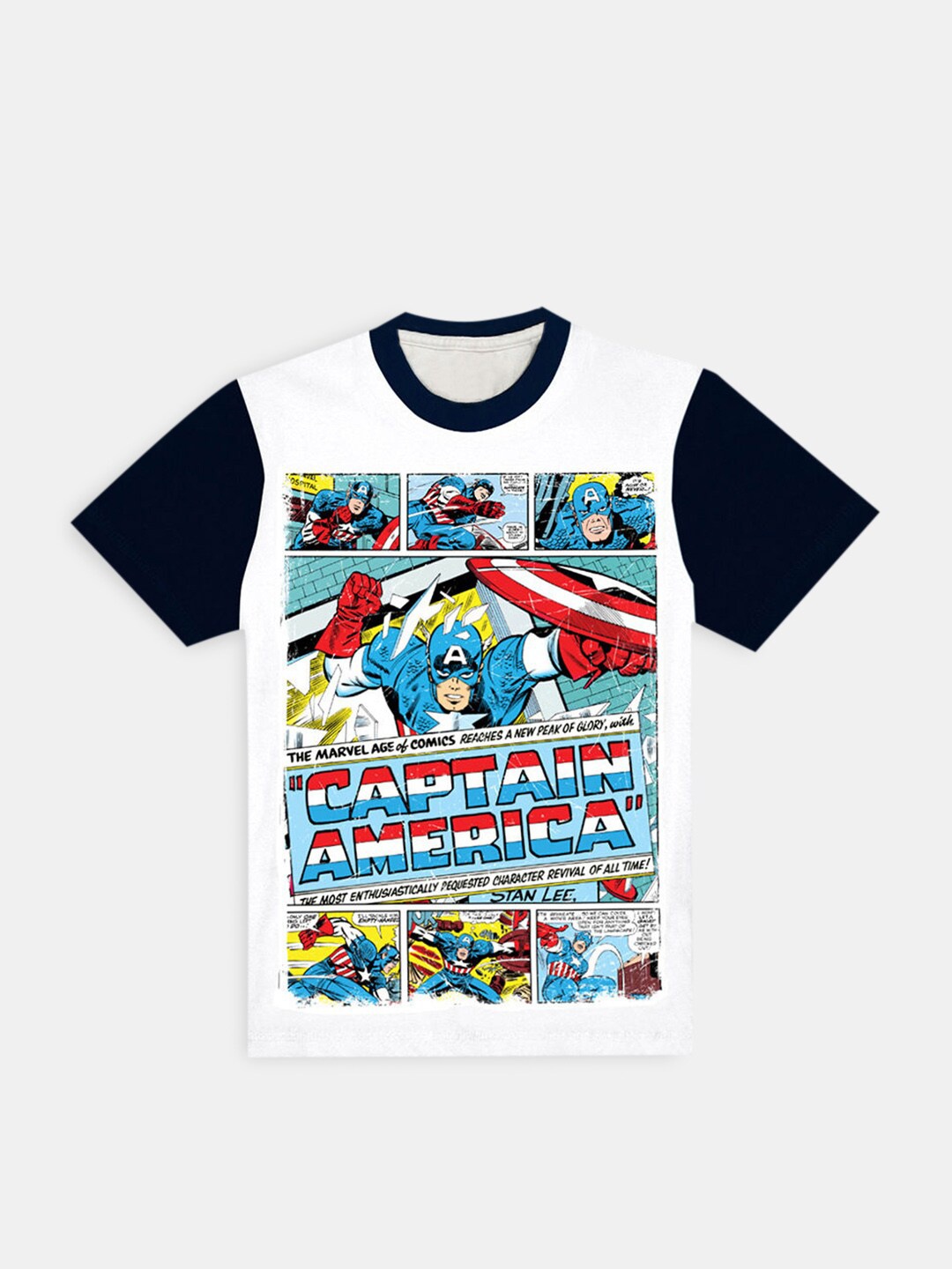 

Hopscotch Boys White Printed Cotton T-shirt