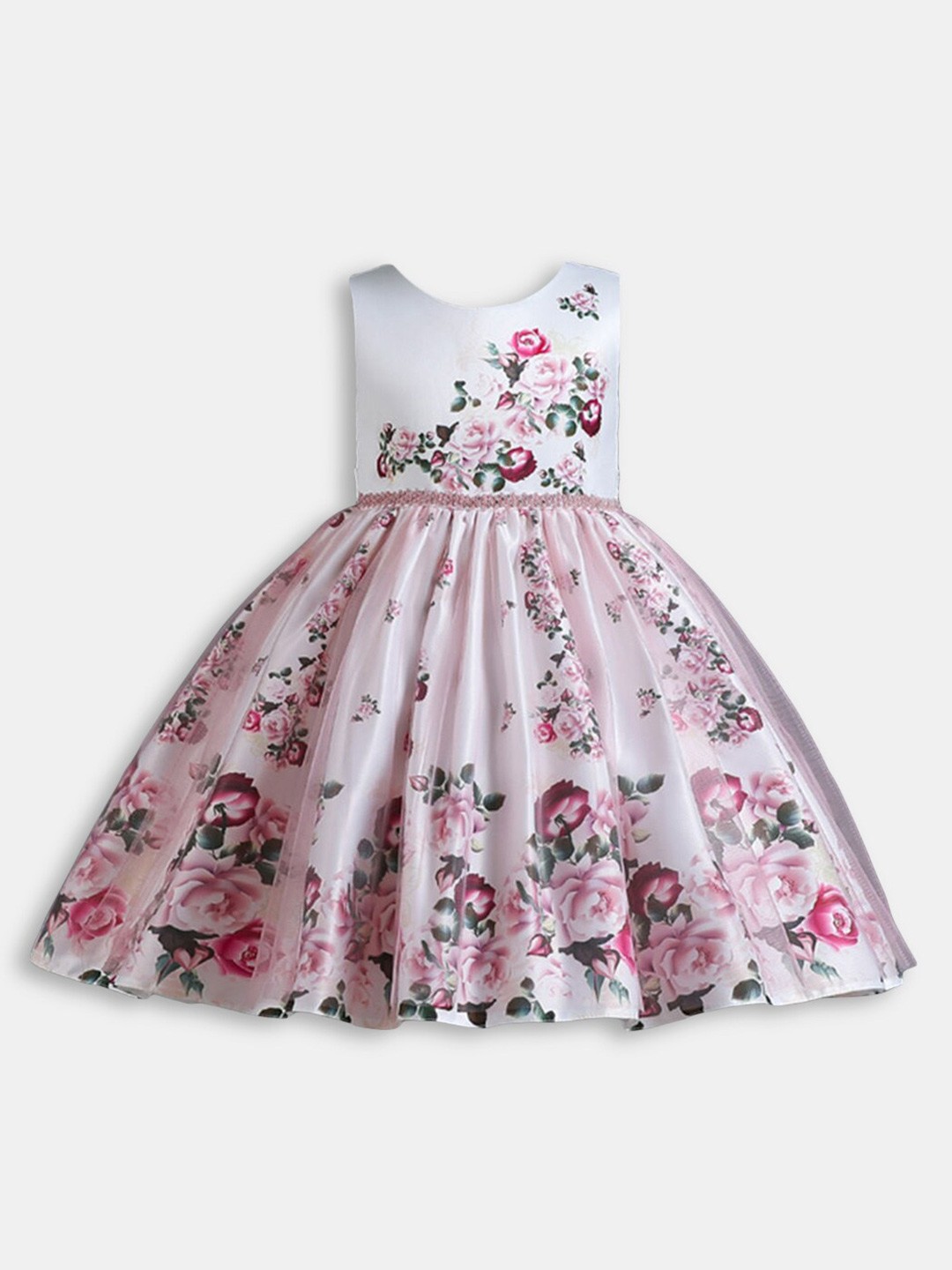 

Hopscotch Girls Pink & White Floral Dress