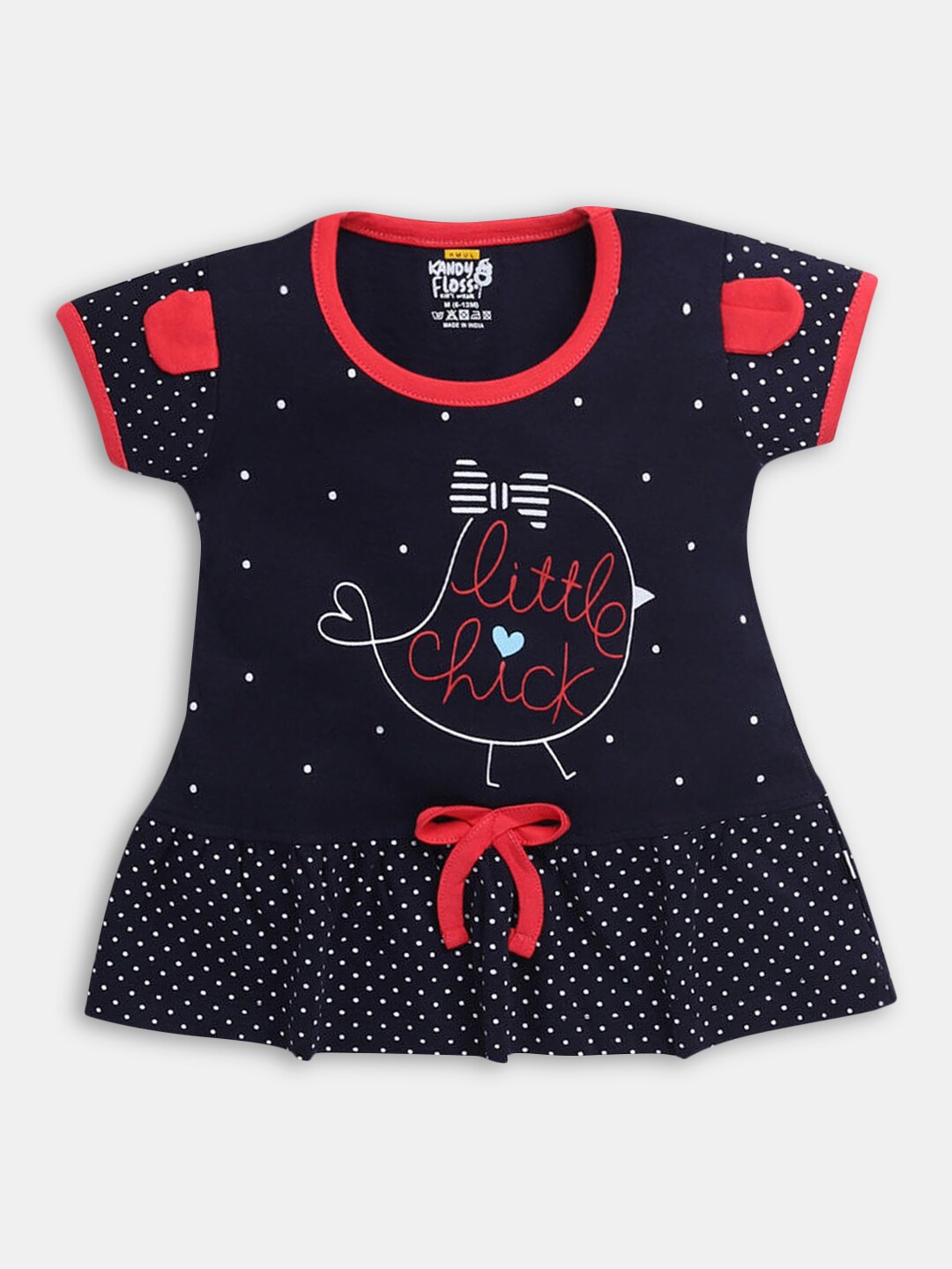 

Hopscotch Navy Blue A-Line Dress