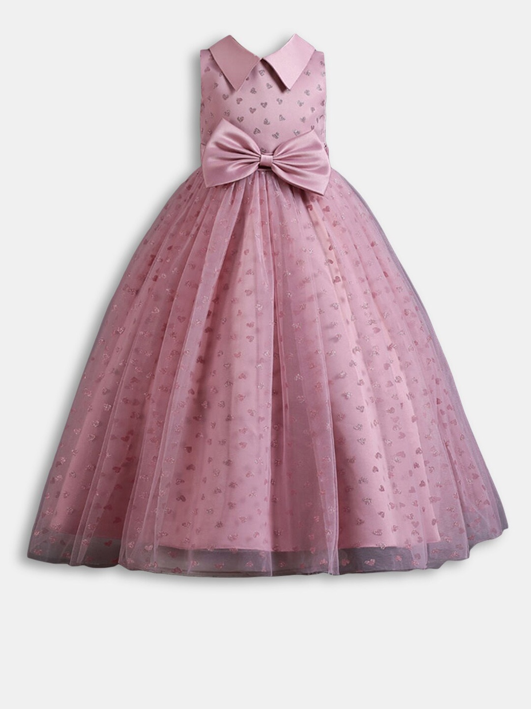 

Hopscotch Girls Lavender Embellished Midi Dress