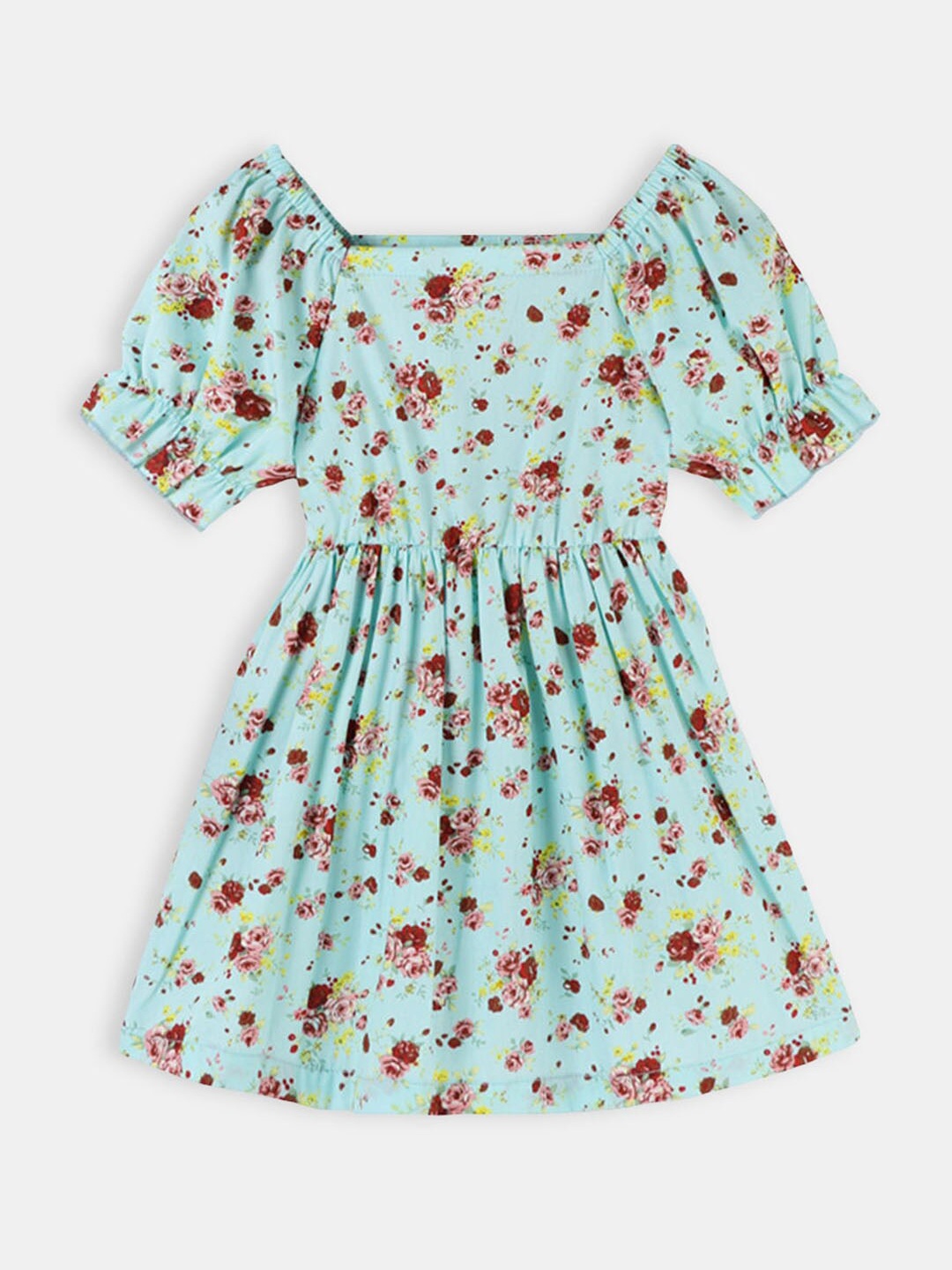 

Hopscotch Girls Green Floral Sheath Dress