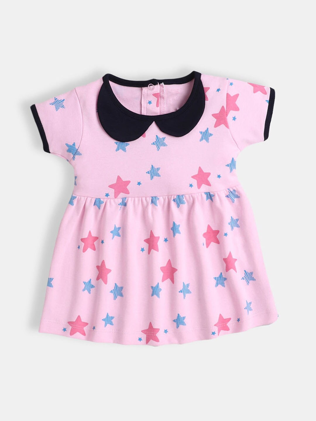 

Hopscotch Girls Pink Peter Pan Collar Dress