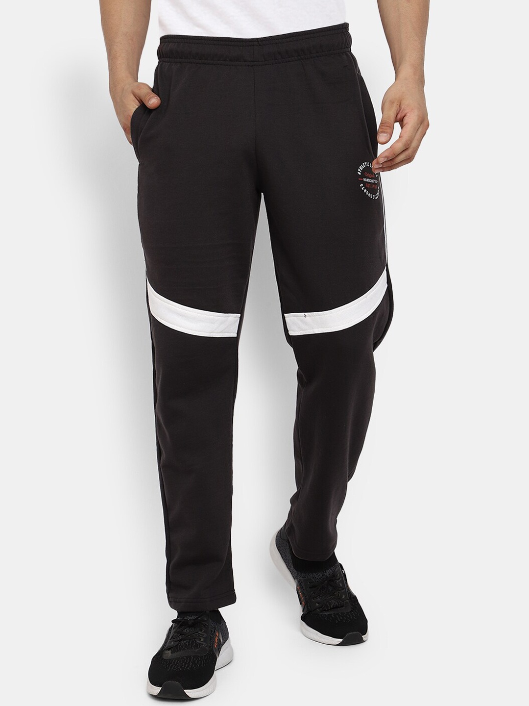 

V-Mart Men Grey Solid Cotton Track Pant