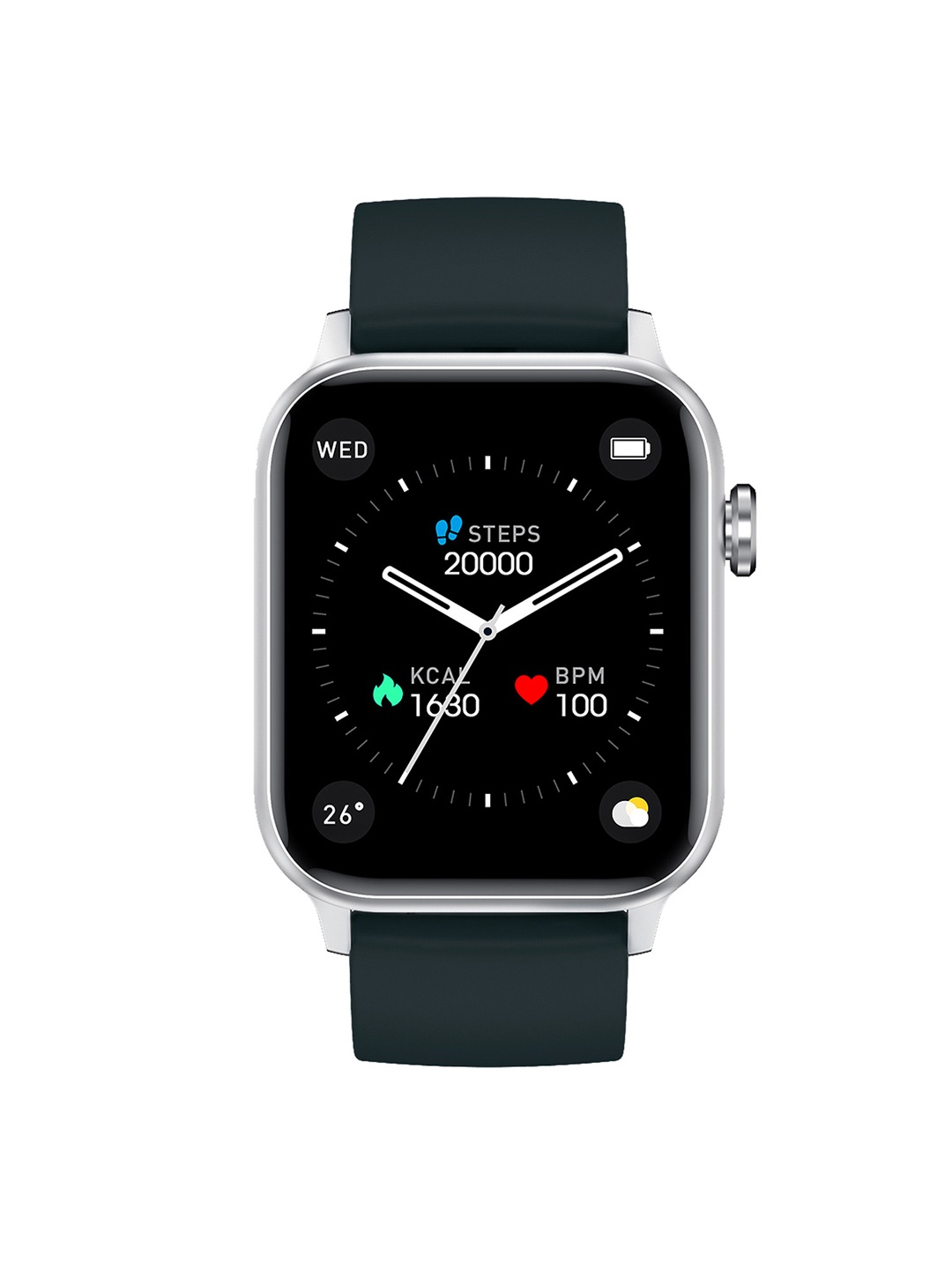 

Carlton London Black Max Series Smartwatch