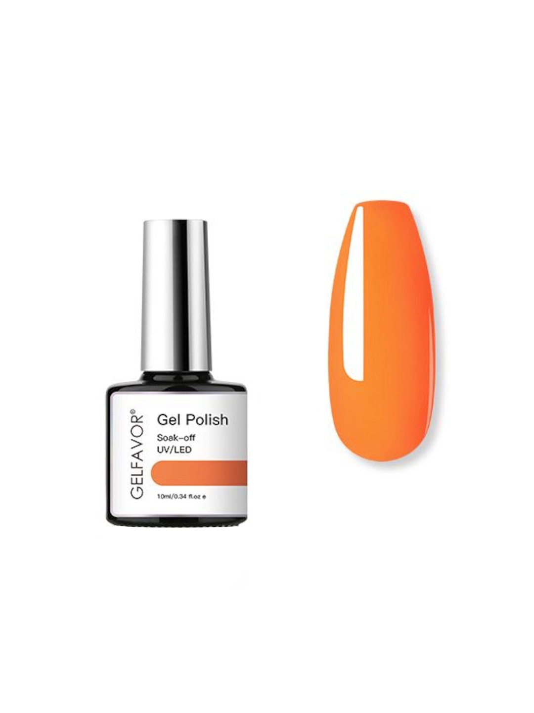 

Gelfavor UV LED Soak-Off Gel Nail Polish 10 ml- Shade-G-28, Orange