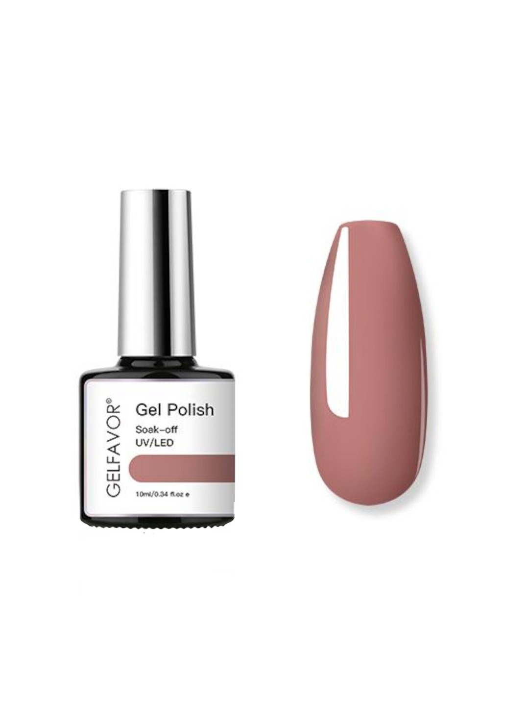 

Gelfavor UV LED Soak-Off Gel Nail Polish 10 ml- Shade-G-05, Brown