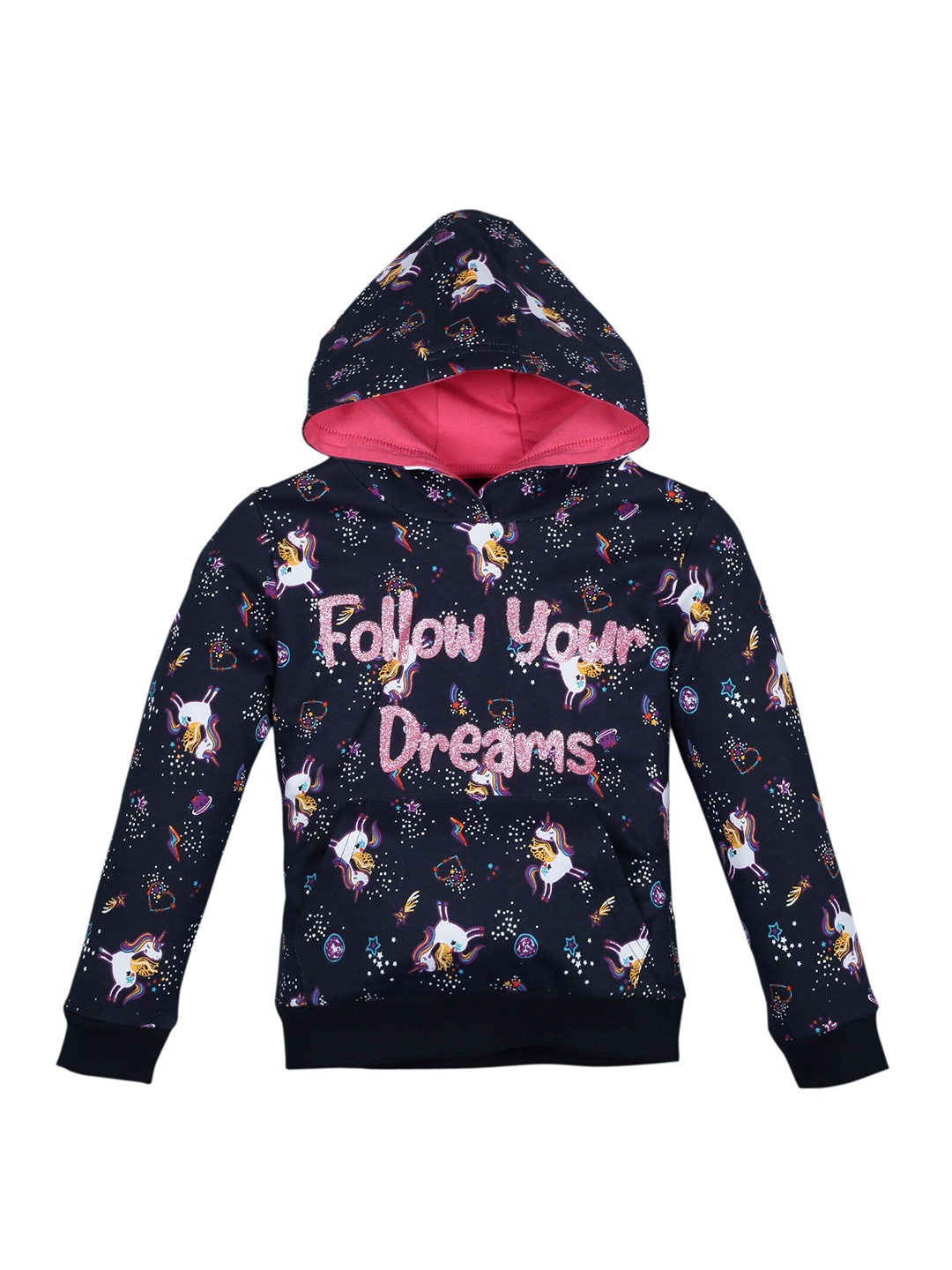 

PLUM TREE Girls Black Printed Sweatshirt