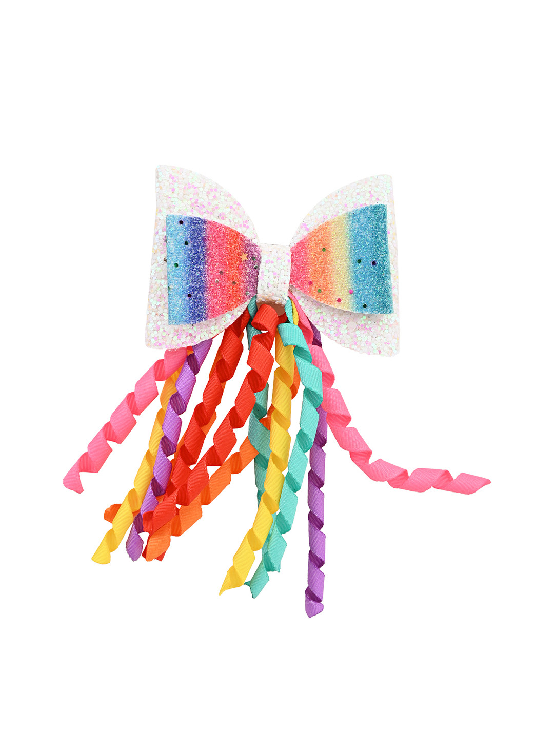 

Aye Candy Girls White & Red Alligator Hair Clip