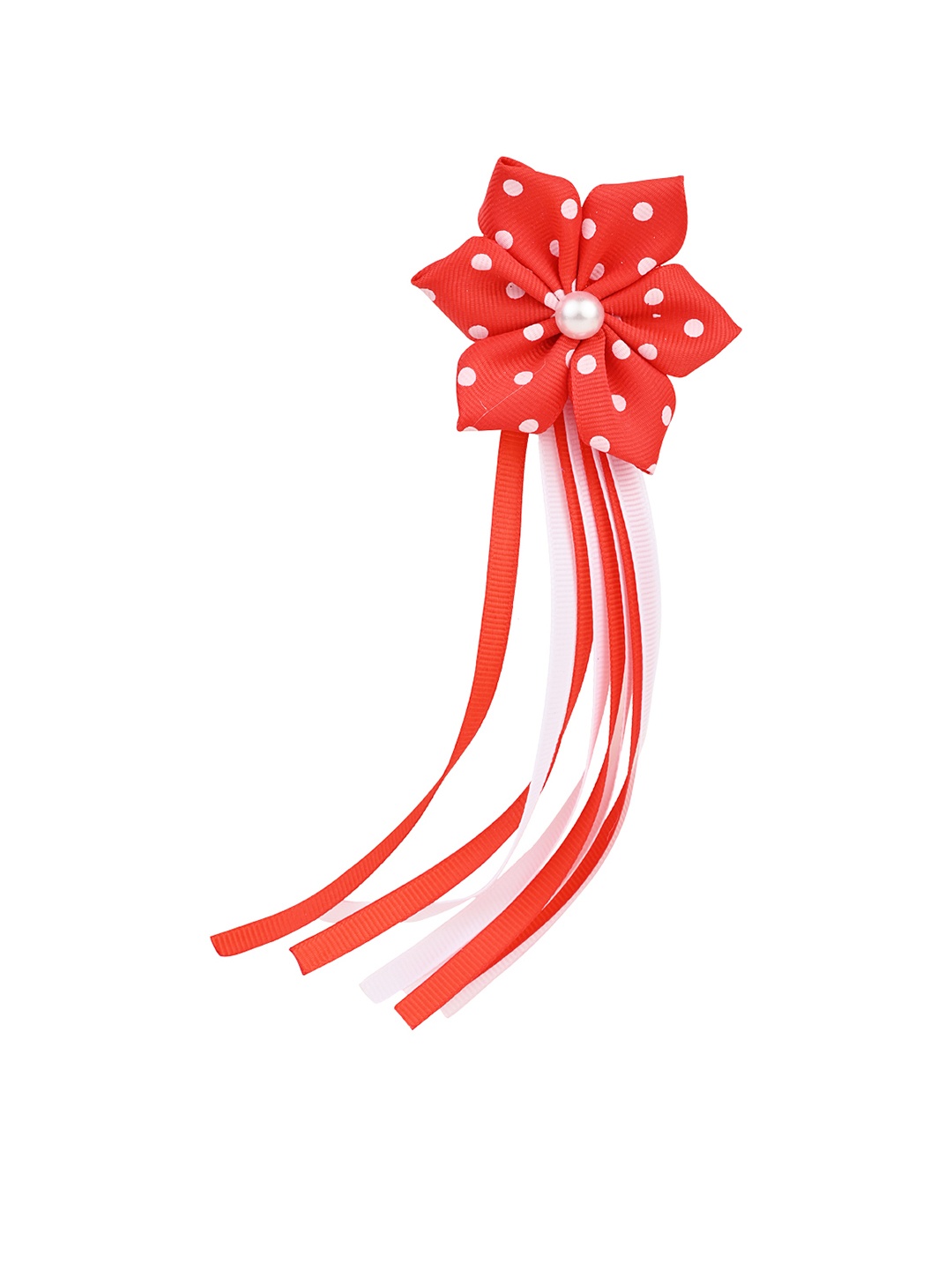 

Aye Candy Girls Red & White Alligator Hair Clip