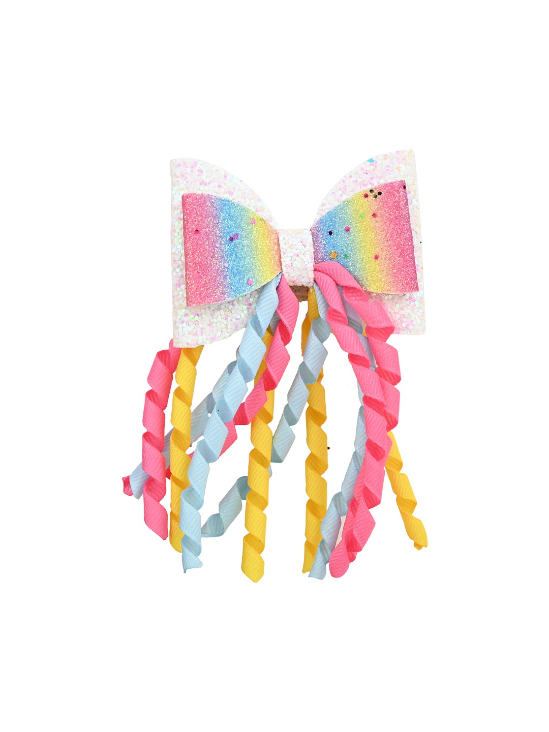 

Aye Candy Girls White & Pink Alligator Hair Clip