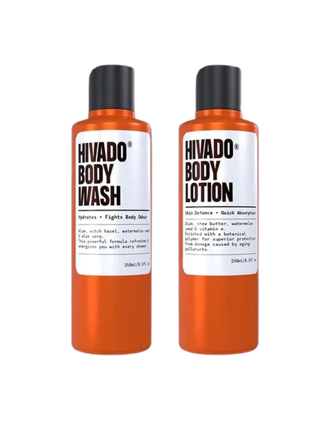 

HIVADO Shower Duo Body Wash & Body Lotion, Orange