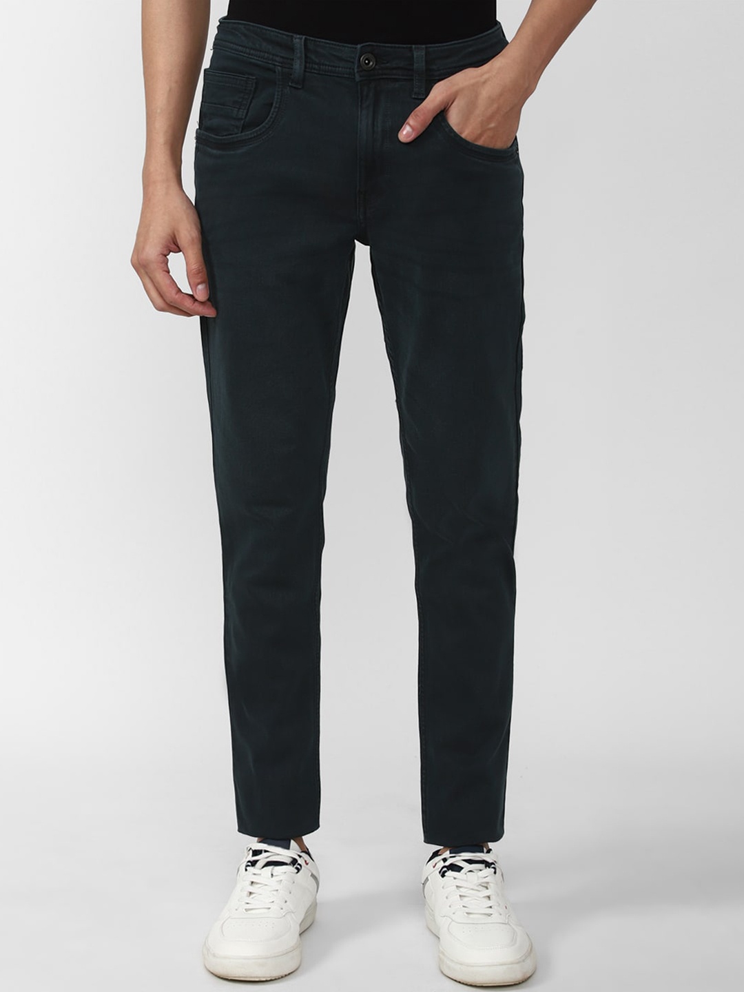 

VAN HEUSEN DENIM LABS Men Green Skinny Fit Jeans