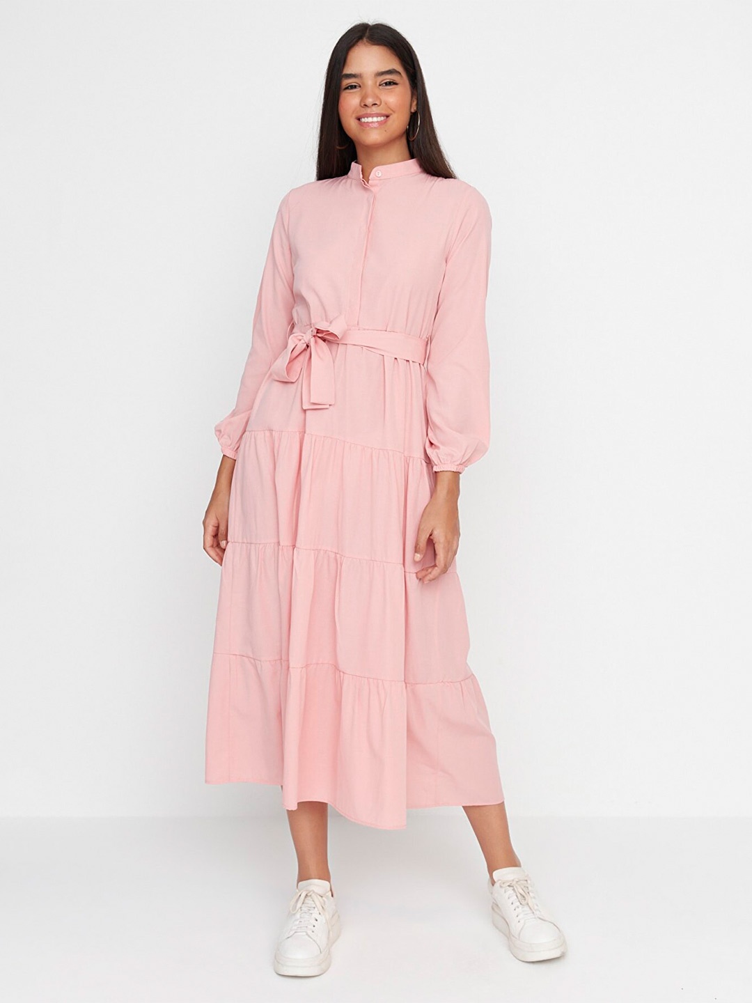 

Trendyol Rose Midi Tiered Dress